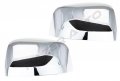 Razer Auto Chrome Top Half Mirror Cover For 11-14 Jeep Grand Cherokee Dodge Durango 