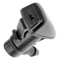 Windshield Washer Nozzle For Toyota Sienna 2003 To 2010 Black Plastic 0 118 In Hose Port Replacement 85381 Aa050 And Ae020 