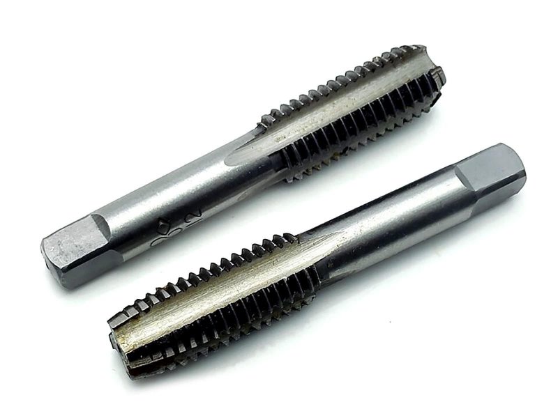 Hss M12 X 1 75mm Metric Taper And Plug Tap Right Hand Thread 2 Piece Set 69mm Total Length