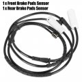 X Autohaux Pair 34359804833 Front 34359804834 Rear Brake Pad Electronic Wear Sensor For Mini Cooper Countryman Paceman