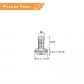 Uxcell 2-56x3 16 Pan Head Machine Screws 304 Stainless Steel 18-8 Screw Phillips Drive Fully Threaded Bright Finish Pack Of 100