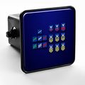 Trailer Hitch Cover Us Coast Guard Enlisted Rank Insignia 