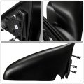 Ch1320219 Ch1321219 Pair Oe Style Manual Side View Door Mirror Compatible With Dodge Dakota Mitsubishi Raider 05-10