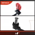 A-premium Abs Wheel Speed Sensor Compatible With Audi Models A6 1998-2005 Quattro Front Driver Or Passenger Side Replace