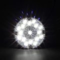 Partsam 2pcs 7 Round White Led Backup Lights 17 Marker Clearance Running Surface Mount For Transit Vehicles Bus Truck Trailers