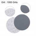 Uxcell 1-inch Hook And Loop Sanding Disc Wet Dry Silicon Carbide 1000 Grit 100 Pcs