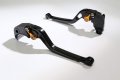 Motorcycle Clutch Brake Lever Set For Kawasaki Zx6r Zx6rr 636 2005-2006 Long Style Black Gold Handle Adjuster 
