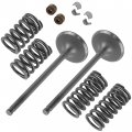 Caltric 2x Intake Valve Kit Compatible With Honda Pioneer 700 700-4 Sxs700 2014 2015 2016 2017 2018 2019 2020 2021 2022