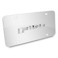 Ford F-150 2015 Up 3d Logo Mirror Chrome Stainless Steel License Plate Official Licensed 