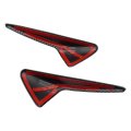 Secosautoparts Black Carbon Fiber Style Decoration Cover Trim Compatible With Tesla Model 3 X S