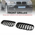 Topteng Front Bumper Kidney Grill Grille For Bmw X5 E70 2007-2013 M E70 2009-2013 X6 E71 2007-2014 E71 2009-2014 Hybrid E72