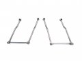 Universal Adjustable Saddlebag Supports 1998-up Yamaha V-star 650 Custom 