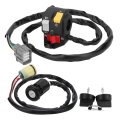 Handlebar Key Switch Kit For Honda Rancher 350 Trx350tm Trx350fm 2000-2005 Manual Shift 35020-hn5-671 35100-hn5-670 