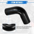 Vekauto 90 Degree Elbow Coupler Silicone Hose 38mm 1 5 Id 102mm Length Intercooler Tube Universal For Car Engine Durable Black