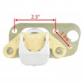 Caltric Front And Rear Brake Caliper With Pads Compatible Polaris Scrambler 500 2x4 4x4 2001 2002