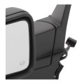 Driver Side Door Mirror For Jeep Commander 2006 2010 Power Heated Paintable Finish Manual Folding Replaces Ch1320267 55396637ad 