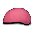 D O T Dayna Skull Cap W Visor- Hi-gloss Pink 