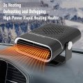 Car Heater 150w 12v Windshield Heating Fan Adjustable Angle With 2 Speed For Auto Window Defogger Defroster