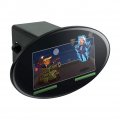 Pixel Donald Trump Versus Bernie Sanders Fighting Game Oval Tow Trailer Hitch Cover Plug Insert