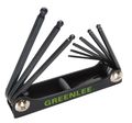 Greenlee 0254-12 Folding Ball-end Hex-key Set 9-piece 