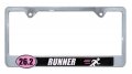 26 2 Marathon Runner Pink License Plate Frame Runner 