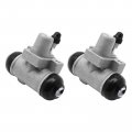 Front Rear Brake Wheel Cylinders Shoes 2 Set Fit For Kawasaki Mule 600 610 Sx Kaf400 2010-2018