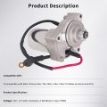 Road Passion 3 Bolt Starter Motor For 50cc 70 Cc 90cc 100 110cc 125 Dirt Bikes Go Karts Atvs Pit Bike Dune Buggy Sandrail Quad