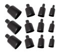 Motorcycle Scooter Wire Harness Loom Connector Covers Set Assorted Sizes Fits Honda Kawasaki Yamaha Suzuki 