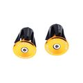 Bar End Plugs Wake Handlebar Caps Bike For Most Bicycle Mountain Road Mtb Bmx 2 Counts Rubber Sponge Aluminum Gold