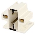 Leviton 26720-200 Gx23 Gx23-2 Base 2-pin Compact Fluorescent Lampholder Horizontal Screw-down Black Color Code White Body 