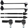6-piece Fit For 2007013 Suzuki Sx4-2 Inner Tie Rod End 2 Outer 2 Sway Bar Link