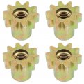 Pirate Mfg 4-pack Of Star Nuts For Brake Shoe Adjustment Vw Type 1 Models 113-609-205a 