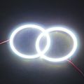 Grandviewtm White 2x 70mm 60smd Cob Led Angel Eyes Headlight Halo Ring Warning Lamp