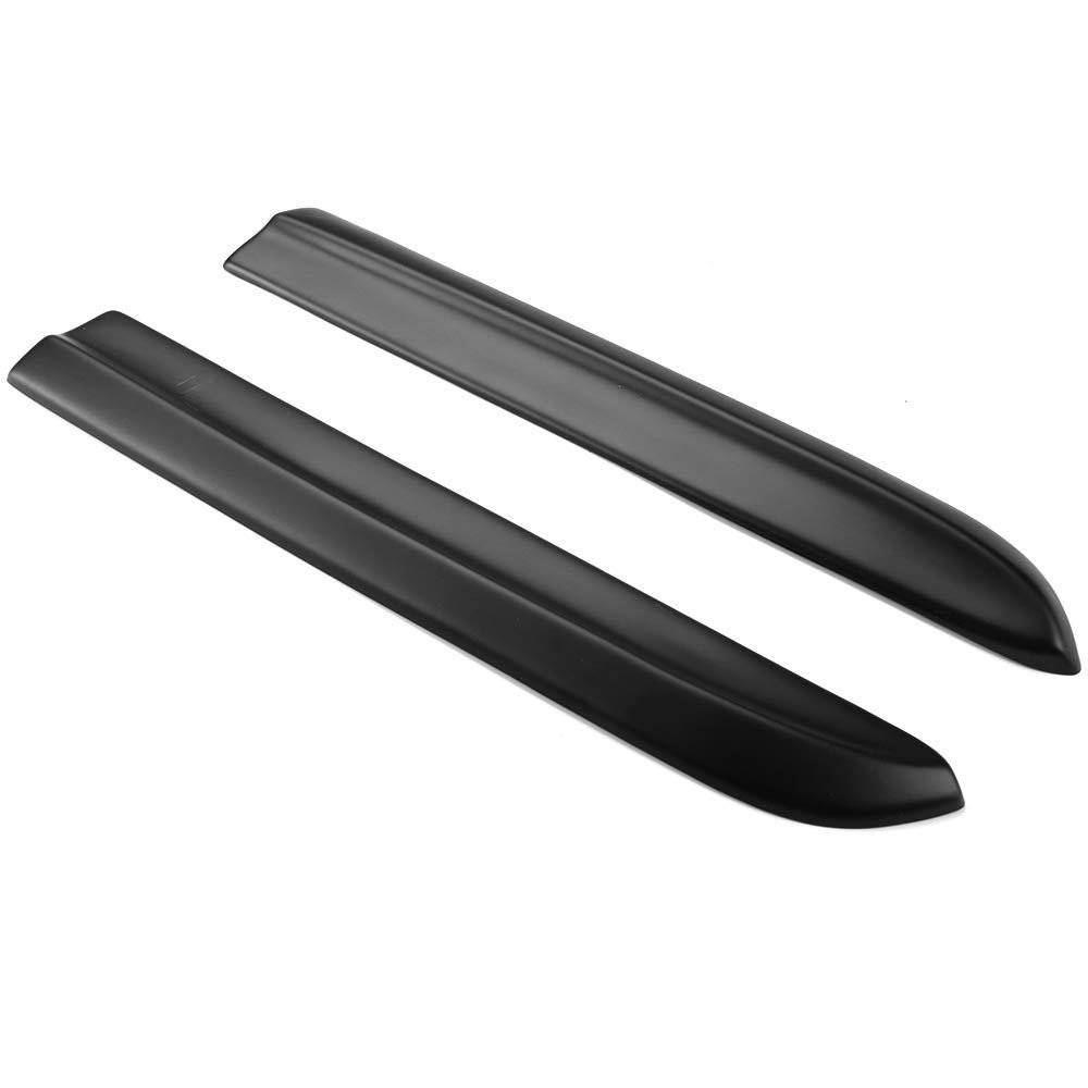 Rear Bumper Lip Aprons For 2012 2014 Dodge Charger Srt8 Matte Black Polypropylene Valences Spats Splitter Diffuser Canard