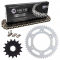 Niche Drive Sprocket Chain Combo For Husaberg Fc400 Fc501 Fc350 Front 15 Rear 48 Tooth 520nz Standard 120 Links
