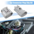 X Autohaux 1 Set 3 Pin Ts Alternator Connector Adapter Male And Female Plug Clip Kit Replacement For Toyota