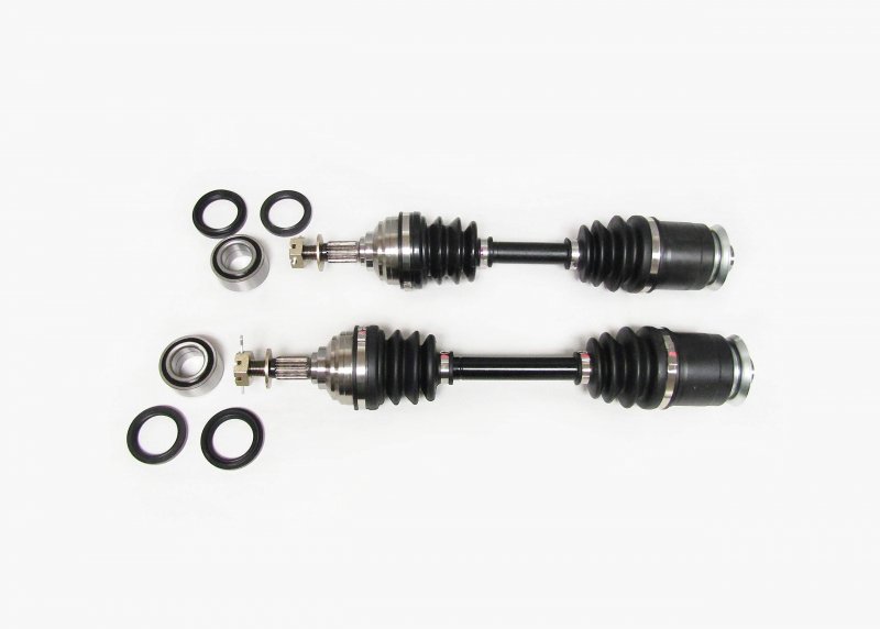 Atvpc Front Cv Axle Pair With Wheel Bearing Kits For Arctic Cat 300 1998-2001 500 2001 4x4