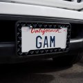 Superman Thin Blue Line Flag Shield Logo License Plate Tag Frame