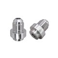 An4 Weld On Bung Aluminum Male Flare Fuel Tank Fitting Jic 4 An 7 16 20 Thread Hose Adapter Connector 2 Pack 37 Degrees 6061 T6 
