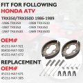 Front Brake Shoes Kit For Honda Trx350 Trx350d 1986 1987 1988 1989 Oem 45151-ha7-921 06450-ha7-920 45151-ha7-672