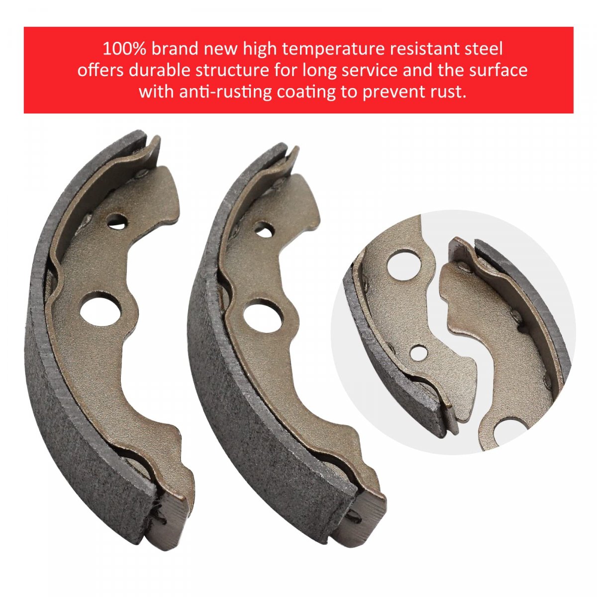 Front Brake Shoes Kit For Honda Trx350 Trx350d 1986 1987 1988 1989 Oem 45151-ha7-921 06450-ha7-920 45151-ha7-672