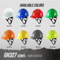 Ge Cap Style Hard Hat 4-point Ratchet Suspension Earmuff Slots High Impact Resistant Sweat-wicking Meets Ansi Z89 1-2014