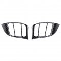 Fydun Car Steering Wheel Cover Decorative Trim Frame Insert Sticker For Hyundai Encino Kauai Kona 2017-2020 Suv Carbon Fiber