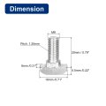 20pcs T-slot Bolts M8 X 20mm Hammer Head Bolt T Screw Drop-in Stud For 4040 Series Aluminum Extrusion Profile 304 Stainless
