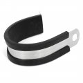 Uxcell 42mm Dia Epdm Rubber Lined P Clip Water Pipe Tube Hose Clamp Holder