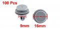 Uxcell 100 Pcs Gray Plastic Weatherstrip Rivet