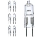 Satco 50 Watt Halogen T4 Bi Pin Light Bulb Clear Gy6 35 Base 24 Volt 2900 Kelvin 900 Lumens Dimmable Mini Lamp For Accent 