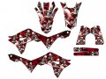 2019-2021 Crf 250 R Jester Red Senge Graphics Base Kit For Honda 