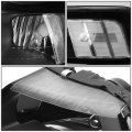 Auto Dynasty Led Drl L-bar Black Housing Clear Corner Projector Headlight Lamps Tool Kit Compatible With Ford Mustang 99-04
