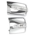 Pair Car Rear View Driver Passenger Side Mirror Cover Cap Overlay Chrome Plated For Mercedes-benz W124 260e 300e 1986-1995 Fits 